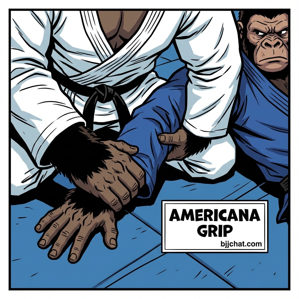 Americana grip detail